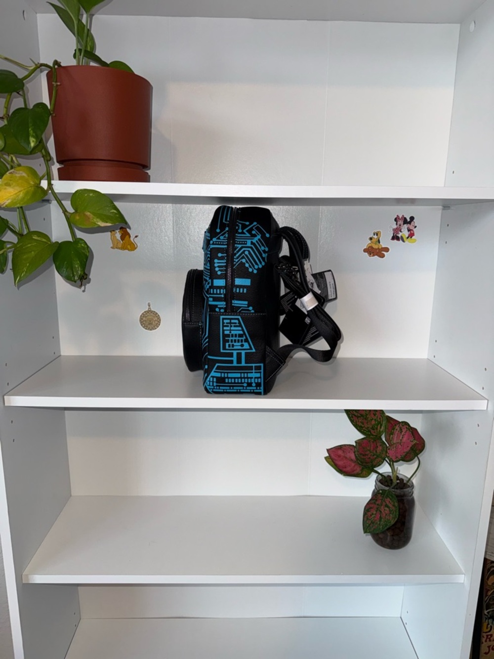 Loungefly Tron Light Up Mini Backpack - Picture 2 of 3